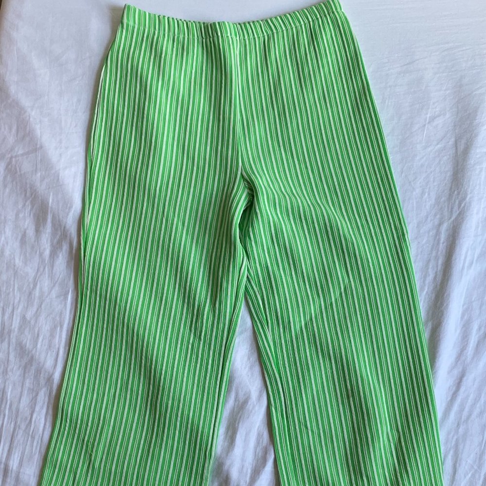 Vintage Neon Striped Trouser